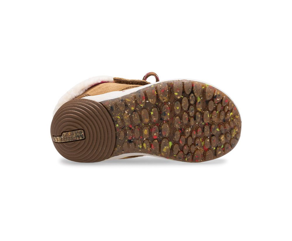 Merrell Boots Brown - Bare Access Steps® Cocoa Jr. - Kids 40EOLDJHY